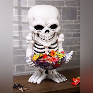 Skeleton-inspired Candy Bowl Holder